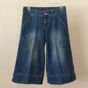 Denim Palazzo Pants.